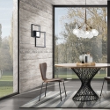 Nowoczesny plafon geometryczny kinkiet z oświetleniem LED Rhos Sprzedaż