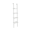 Nowoczesny biały regał ścienny w formie drabinki 4 półki h180cm Little Peoria Oferta
