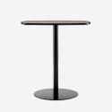 Stół do jadalni 70x70cm do restauracji kuchni imitacja marmuru czarny Mikee+ Oferta