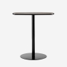 Stół do jadalni 70x70cm do restauracji kuchni imitacja marmuru czarny Mikee+ Oferta