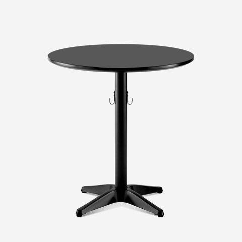 Stół okrągły 70cm do baru pubu restauracji z paskiem na torebkę Engys Promocja