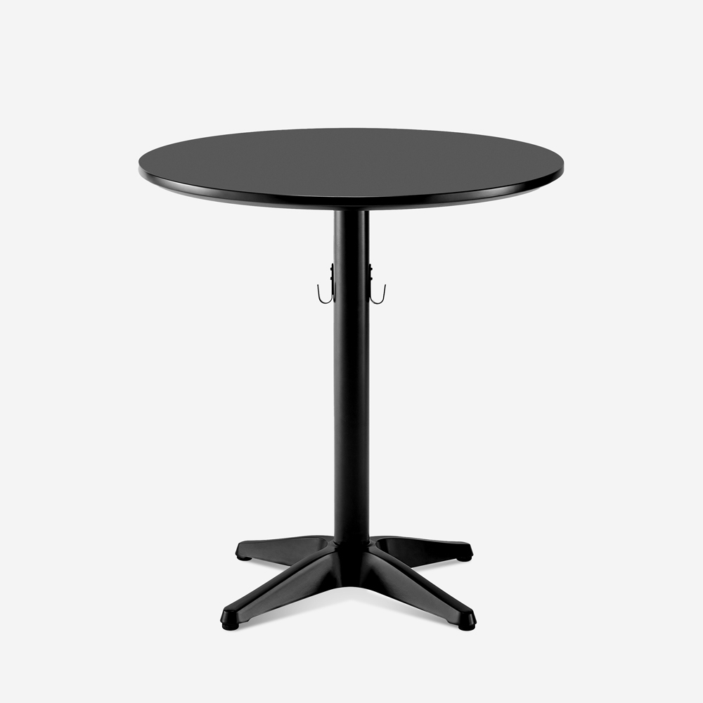 Stół okrągły 70cm do baru pubu restauracji z paskiem na torebkę Engys Promocja