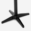 Stół barowy wysoki 70x70x105 czarny z haczykiem na torbę Jotor+ Oferta