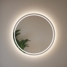 Lustro łazienkowe z podświetleniem LED, okrągłe, interfejs dotykowy, 75 cm ETR131 Sprzedaż