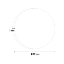 Lustro łazienkowe okrągłe 90 cm podświetlane LED ETR129-M Oferta