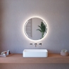 Okrągłe lustro łazienkowe 75 cm podświetlane LED z Bluetooth ETR129-S Promocja