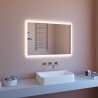 Lustro łazienkowe z podświetleniem LED i Bluetooth 80x60 ETR127-S Promocja