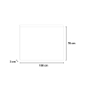 Lustro łazienkowe podświetlane 100x70 cm z dotykowym oświetleniem LED i Bluetooth ETR114 Oferta