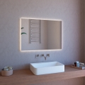 Lustro łazienkowe LED podświetlane 100x70cm z głośnikiem Bluetooth ETR109 Promocja