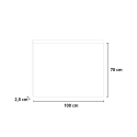 Lustro łazienkowe LED podświetlane 100x70cm z głośnikiem Bluetooth ETR109 Oferta