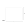 Lustro łazienkowe LED podświetlane 80x70cm z systemem zapobiegającym parowaniu ETR100-M Oferta