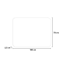 Lustro łazienkowe LED z dotykowym podświetleniem 100x70 cm z Bluetooth ETR100-L Oferta