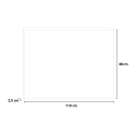 Lustro łazienkowe z polerowanymi krawędziami, dotykowe podświetlenie 110x80 cm ETR108 Oferta