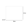 Lustro łazienkowe z podświetleniem LED dotykowym 80x60 cm ETR106-M Sprzedaż