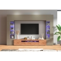 Nowoczesna ściana do salonu z szafką RTV i 2 witrynami Egypt TW Oferta