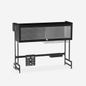 Ociekacz suszarka do naczyń nad zlew kuchenny czarna 105x30x78cm Sover Plus Promocja
