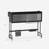 Ociekacz suszarka do naczyń nad zlew kuchenny czarna 105x30x78cm Sover Plus Oferta