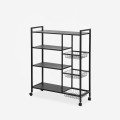 Wózek na owoce i warzywa z metalu na kółkach 80x32x108cm Faris Promocja