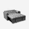 Szara sofa rozkładana 2-osobowa z wysuwanym siedziskiem Kilios Katalog