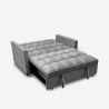 Szara sofa rozkładana 2-osobowa z wysuwanym siedziskiem Kilios Stan Magazynowy