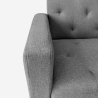 Sofa z funkcją spania rozkładana dwuosobowa z podłokietnikiem i uchwytem na napoje Otium Wybór
