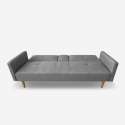 Sofa do spania 2 osobowa w stylu nordyckim z tkaniny z uchwytem na napoje Donum Stan Magazynowy