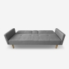 Sofa do spania 2 osobowa w stylu nordyckim z tkaniny z uchwytem na napoje Donum Stan Magazynowy