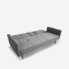 Sofa do spania 2 osobowa w stylu nordyckim z tkaniny z uchwytem na napoje Donum Sprzedaż