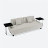 Modułowa sofa 3-osobowa z poduszkami i stolikami Salus Sprzedaż