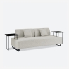 Modułowa sofa 3-osobowa z poduszkami i stolikami Salus Katalog