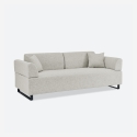 Modułowa sofa 3-osobowa z poduszkami i stolikami Salus Model