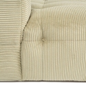 Prawostronna sofa modułowa 4-osobowa z weluru prążkowanego Cady Velvet Stan Magazynowy