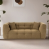Nowoczesna sofa dwuosobowa z bouclé w kolorze khaki 192 cm Cady 2 Promocja