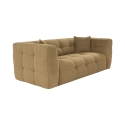 Nowoczesna sofa dwuosobowa z bouclé w kolorze khaki 192 cm Cady 2 Sprzedaż