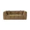 Nowoczesna sofa dwuosobowa z bouclé w kolorze khaki 192 cm Cady 2 Oferta