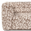 Nowoczesna sofa 3-osobowa z tkaniny wzorzystej z poduszkami 235cm Cady 3 Stan Magazynowy