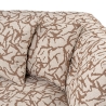 Nowoczesna sofa 3-osobowa z tkaniny wzorzystej z poduszkami 235cm Cady 3 Wybór