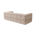Nowoczesna sofa 3-osobowa z tkaniny wzorzystej z poduszkami 235cm Cady 3 Rabaty