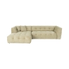 Modułowa lewostronna sofa narożna 4-osobowa z weluru Cady Velvet Oferta