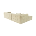 Modułowa lewostronna sofa narożna 4-osobowa z weluru Cady Velvet Rabaty