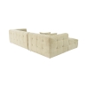 Modułowa lewostronna sofa narożna 4-osobowa z weluru Cady Velvet Rabaty