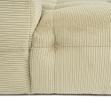 Modułowa lewostronna sofa narożna 4-osobowa z weluru Cady Velvet Stan Magazynowy