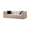 Nowoczesna sofa 3-osobowa z bouclé z poduszkami 235cm Cady Sprzedaż