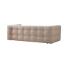 Nowoczesna sofa 3-osobowa z bouclé z poduszkami 235cm Cady Katalog