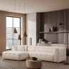 Modułowa sofa narożna 4-osobowa z szezlongiem w bouclè Cady Left Oferta