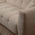 Modułowa sofa narożna 4-osobowa z szezlongiem w bouclè Cady Left Rabaty