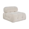 Centralny moduł do sofy modułowej w białym bouclè Bubble 1B Oferta