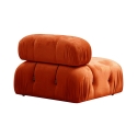 Modułowa sofa 4-osobowa z pomarańczowego weluru Bubble 3SV Katalog