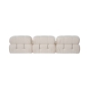 Modułowa sofa 4-osobowa w białej tkaninie bouclè Bubble 3SB Katalog