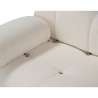 Modułowa sofa 4-osobowa w białej tkaninie bouclè Bubble 3SB Cechy